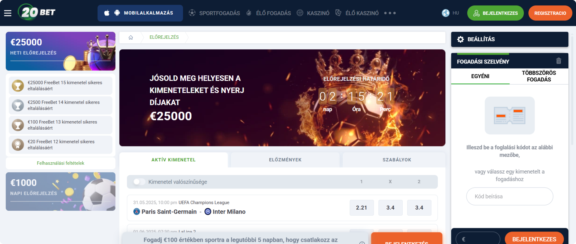 20Bet bukméker 20Bet bukméker